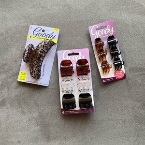 GOODY Hair Claw Clips Bundle